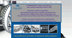 Desktop Screenshot of cambiomatic.net